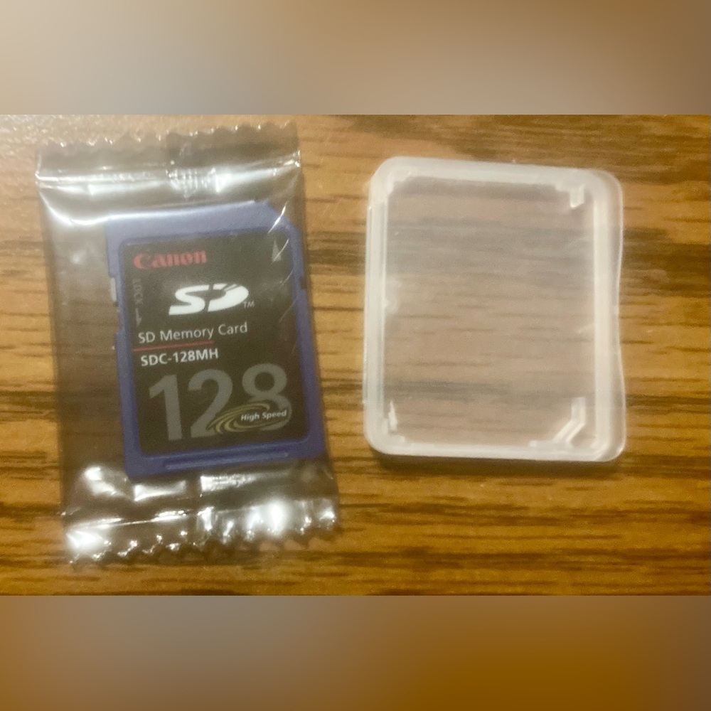 Canon 128MB SDC-128MH Secure Digital (SD) Memory Card Sealed with case